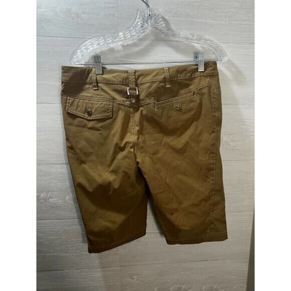 NEW Athleta Trekkie Bermuda Shorts Tan Size‎ 8 - Picture 2 of 9